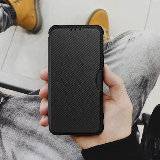Razor Book Synthetic Leather / Silicone Black (Galaxy S24 FE)