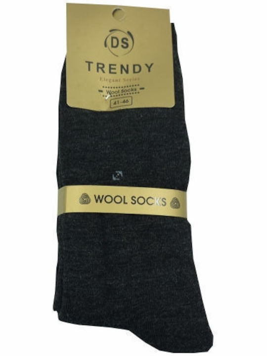 Trendy Ανδρικές Κάλτσες Ανθρακί 2Pack