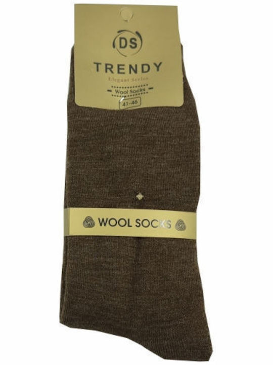 Trendy Bărbați Șosete Brown 2Pachet