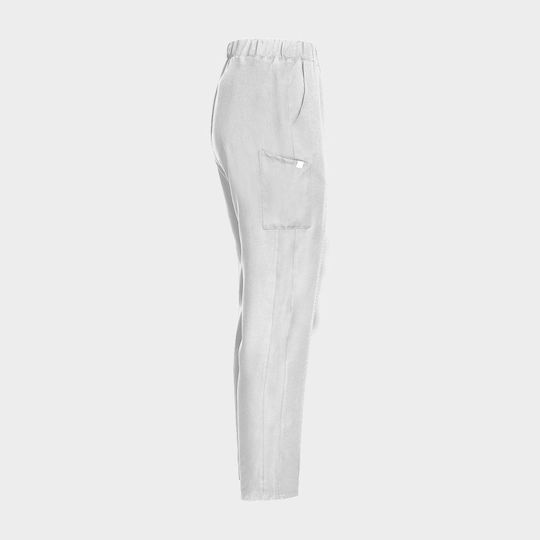 Be Unique Unisex White Medical Pants
