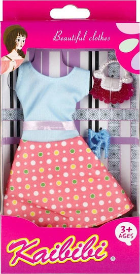 Doll Clothes 501162 Mega Creative Mix Price For 1 Piece- Long Dress, Handbag, Shoes, Blouse, Short Shorts, Long Shorts