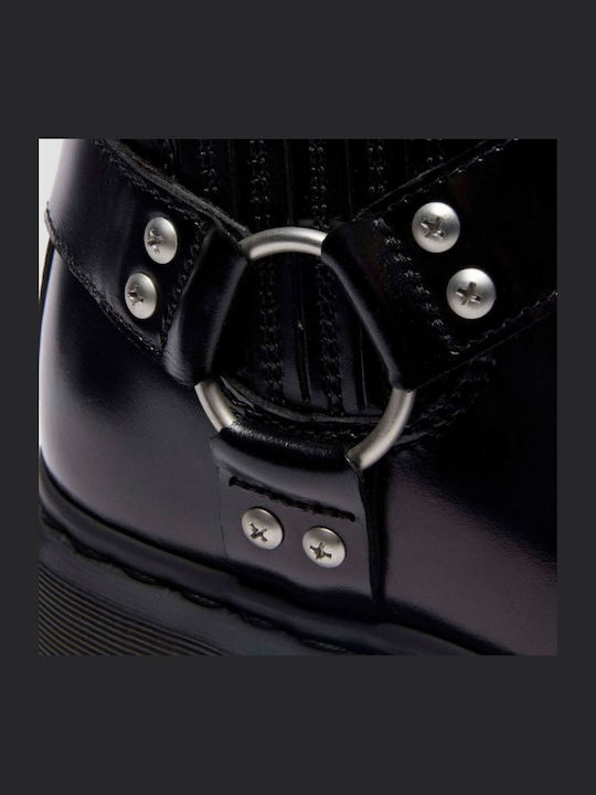 2976 Leather Black Chelsea Boots