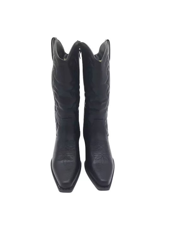 Damenstiefel Cowboy Schwarz