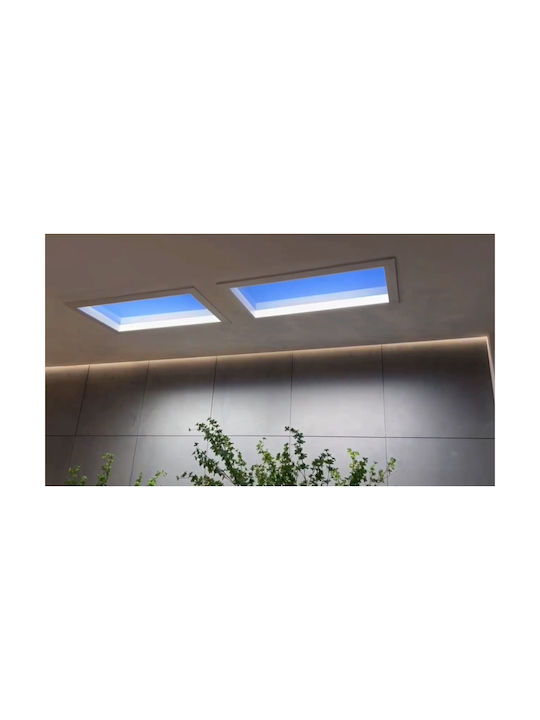 Yeelight Smart Διακοσμητικό Φωτιστικό LED Ρυθμιζόμενο Λευκό Πίνακας 59.8εκ.