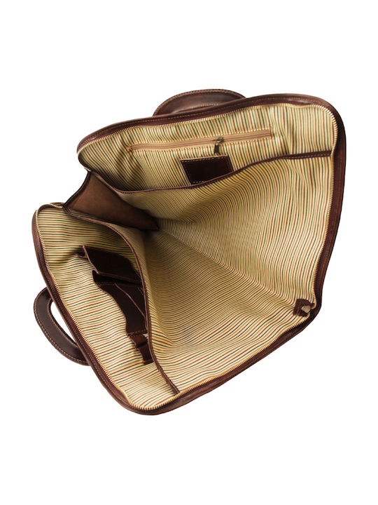 Sorrento Leder Herrentasche Geldbörse Dark Brown