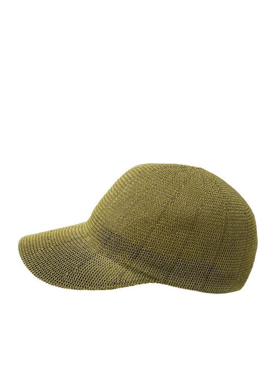 Unisex Kappen Jockey Strohhut Einfarbig Khaki