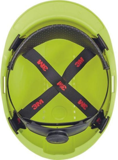 3M G3000nuv Κράνος Baustelle Gelb