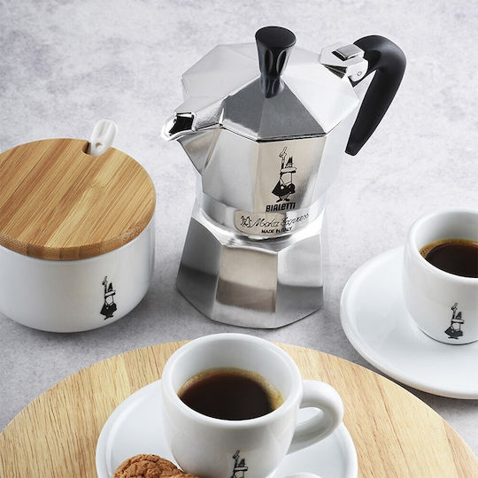 Bialetti Moka Express Мокро кафе Черен