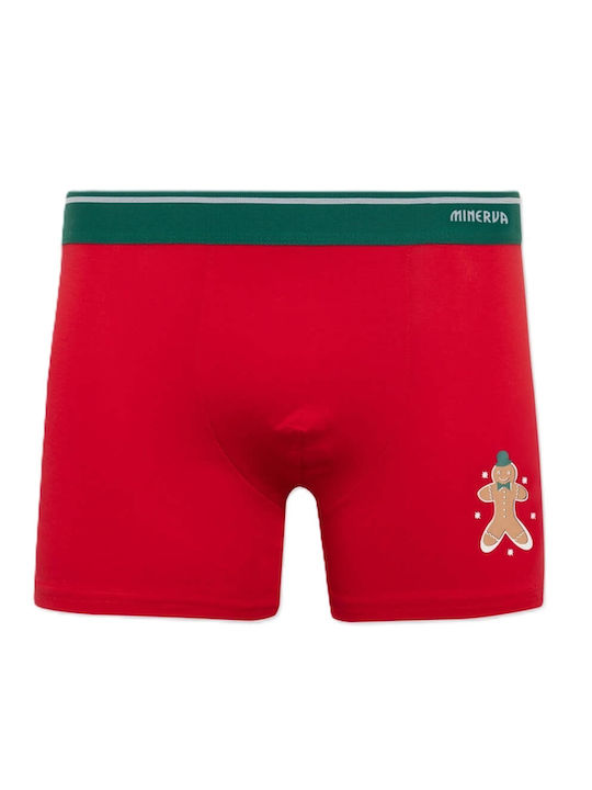 Men's Boxers Green-red 2Pack