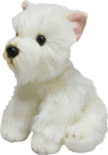 Plush Dog 30 Cm Terrier White
