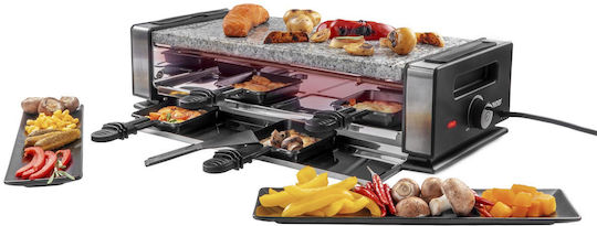 Unold Delice Basic Tischplatte Elektrogrill Raclette Glatte Platte 1200W mit einstellbarem Thermostat 38cmx19.5cmcm