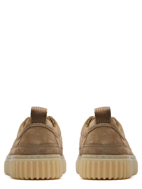 Torhill Men's Leather Casual Shoes Beige