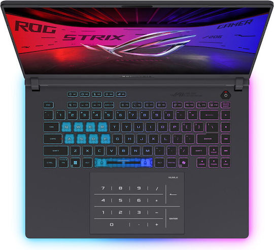 Asus ROG Strix G16 G615LH-S5045 16" QHD+ 240Hz (Ultra 7-255HX/16GB/512GB SSD/GeForce RTX 5050/No OS) (Tastatură Engleză Internațională)