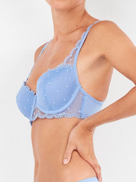 Bra Underwire Sky Blue