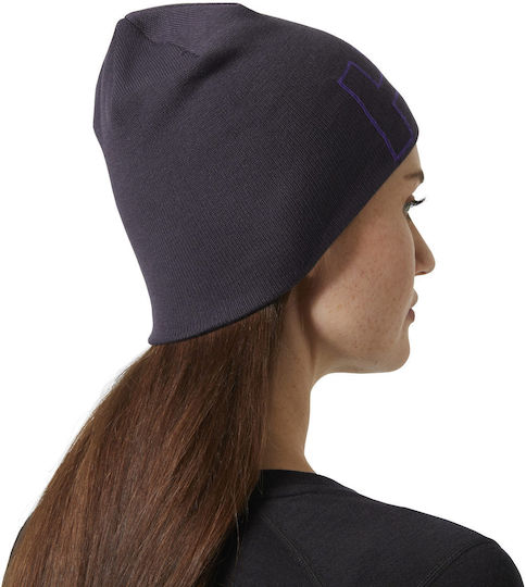 Outline Beanie Unisex Beanie Knitted in Purple color