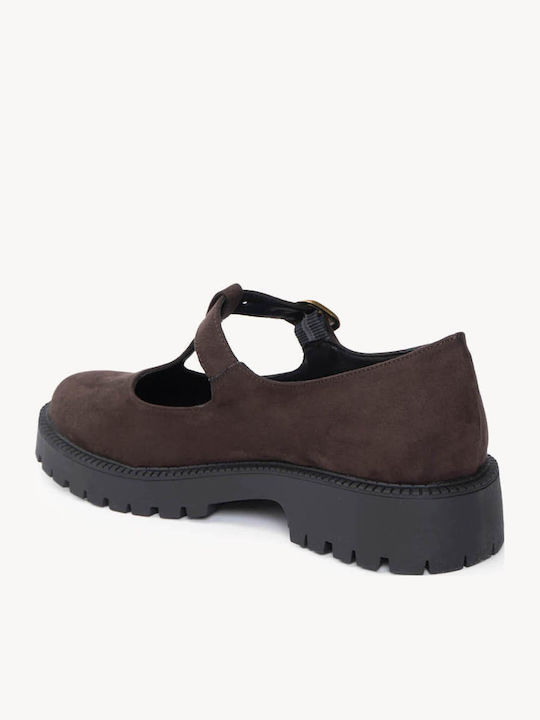 Brown Loafers Barrette Anatomical Insole