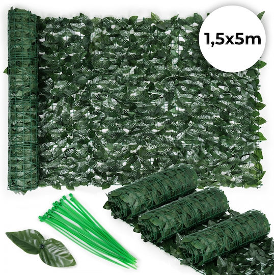 Foliu artificial în Trellis Iedera Gard Pergolă Acoperire Balcon 3x Rulouri 5m x 50cm Foliu artificial în Trellis Iedera Gard Pergolă Acoperire Balcon 3x Rulouri 5m x 50cm