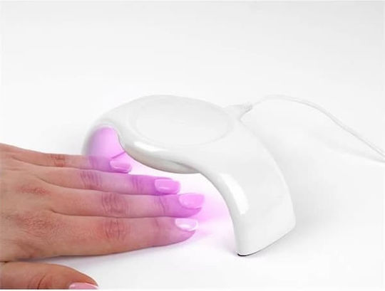 LTC Audio Nail Polish Curing Lamp UV 9W White