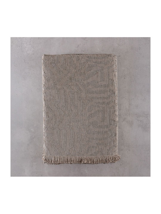 Rythmos Melie Ριχτάρι Τριθέσιου Καναπέ Chenille 180x280εκ. Μπεζ 117-177-3025