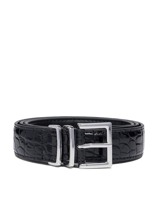 Wide Women's Belt Black