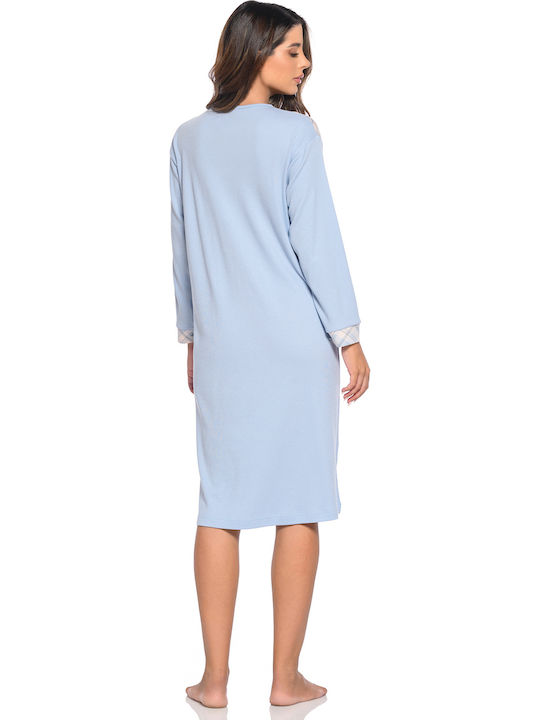 Clio Lingerie Nightgown Maternity & Nursing Sky Blue