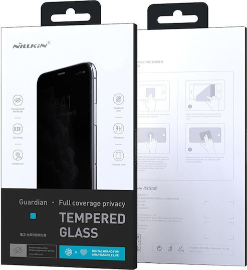 Nillkin Amazing Anti Spy 0.33mm Full Face Tempered Glass (iPhone 17e / 16e / 14 / 13 / 13 Pro)