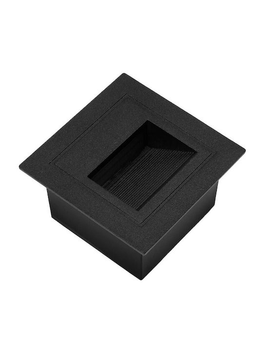 kelvo Stepart Стенно Външно Осветително Тяло LED IP65 3W с Топло Бяла Светлина 8.5x5x8.5см