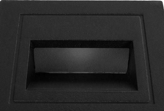 kelvo Stepart Wandmontierte Außenbeleuchtung Deckenleuchte LED IP65 3W mit Warmweißem Licht 8.5x5x8.5cm