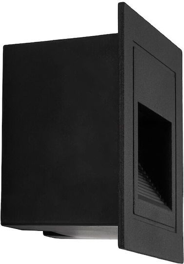 kelvo Stepart Wandmontierte Außenbeleuchtung Deckenleuchte LED IP65 3W mit Warmweißem Licht 8.5x5x8.5cm