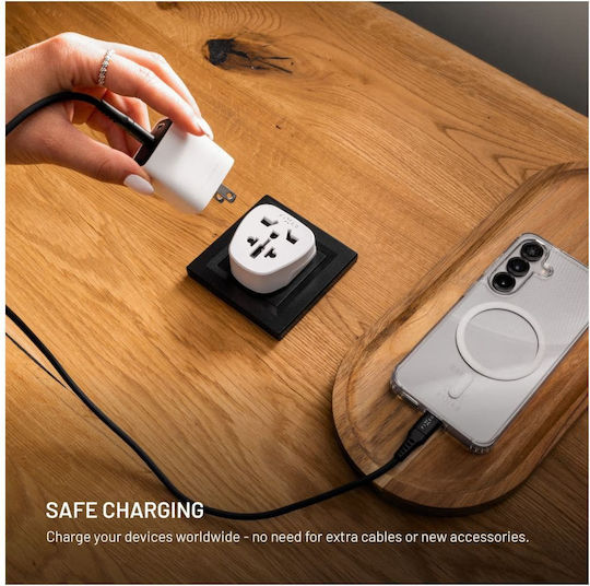 Fixed to Universal Plug Adapter