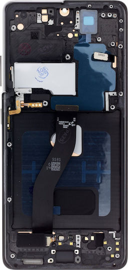 Screen Display + with Touch Mechanism and Frame for Samsung SM-G998 Galaxy S21 Ultra (Black)