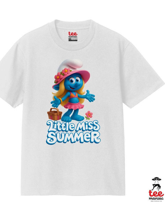 Smurfs Κλασικό T-shirt Διπλής Ραφής Χωρίς Πλευρικές Ραφές Λευκο 100% Βαμβάκι Vegan & Oeko-tex Πιστοποιημένο Smurfs Κλασικό T-shirt Διπλής Ραφής Χωρίς Πλευρικές Ραφές Λευκο 100% Βαμβάκι Vegan & Oeko-tex Πιστοποιημένο