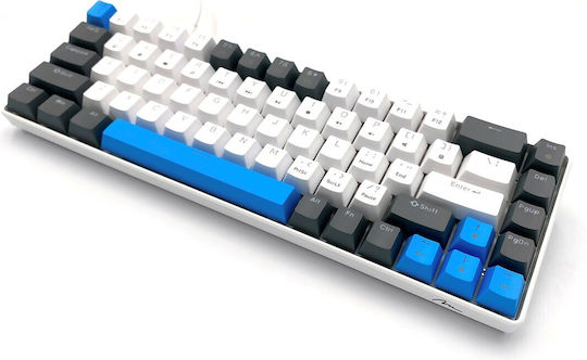 Media-Tech Red Core MX60 Gaming Mechanical Keyboard 60% with Cherry MX Red switches and RGB lighting (International English) Blue/Graphite