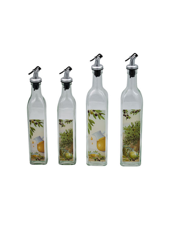 Sidirela Δοχείο Λαδιού Γυάλινο με Ροή 750ml