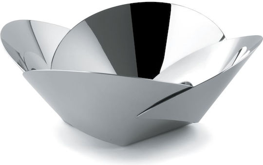 Alessi Pianissimo Καλάθι Ψωμιού Inox Ασημί 17.5x17.5x6.5cm Alessi Pianissimo Καλάθι Ψωμιού Inox Ασημί 17.5x17.5x6.5cm