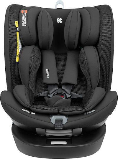 Kikka Boo i-Reverse Детско Столче за Кола i-Размер с Isofix Черен