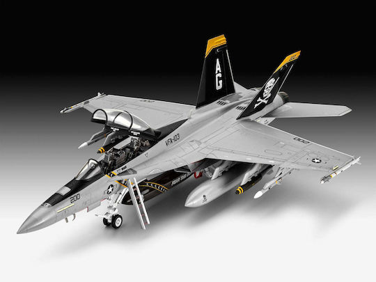 Revell Φιγούρα Μοντελισμού Αεροπλάνο F/A-18F Super Hornet 97 Κομματιών σε Κλίμακα 1:72 με Κόλλα και Χρώματα 25.3x18.7εκ.