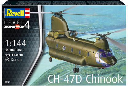 Revell Φιγούρα Μοντελισμού Ελικόπτερο CH-47D Chinook 104 Κομματιών σε Κλίμακα 1:144