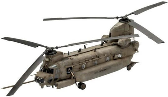 Revell Ch-47d Chinook Φιγούρα Μοντελισμού Ελικόπτερο 104 Κομματιών σε Κλίμακα 1:144 με Κόλλα και Χρώματα 4.7x4.7εκ.