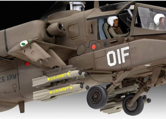Revell Φιγούρα Μοντελισμού Ελικόπτερο AH-64A Apache 71 Κομματιών σε Κλίμακα 1:72 21x20.1εκ.