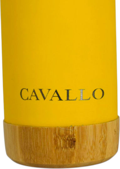 Nava Sticlă Termos Oțel inoxidabil 500ml Yellow