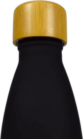 Nava Μπουκάλι Θερμός Ανοξείδωτο 500ml Μαύρο