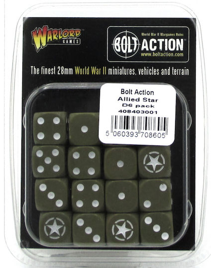 Warlord Games Bolt Action Allied Star D6 Pack Zaruri