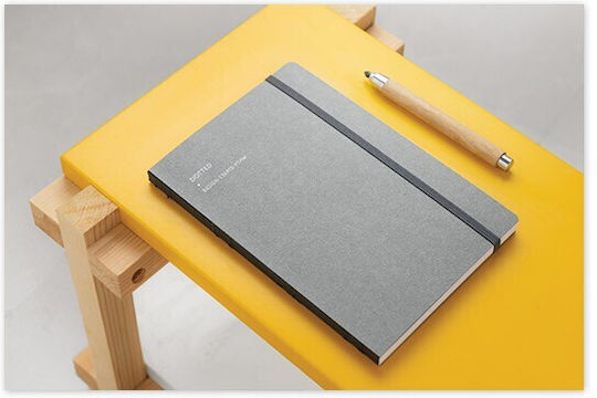 adBook Carnet B5 cu Puncte Cărbune de lemn