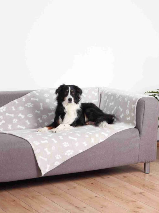 Trixie Fleece Blanket Dog Beige 100x75cm