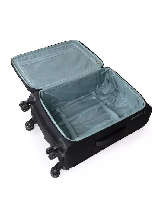 Newcom Travel Suitcases Fabric Green with 4 Wheels