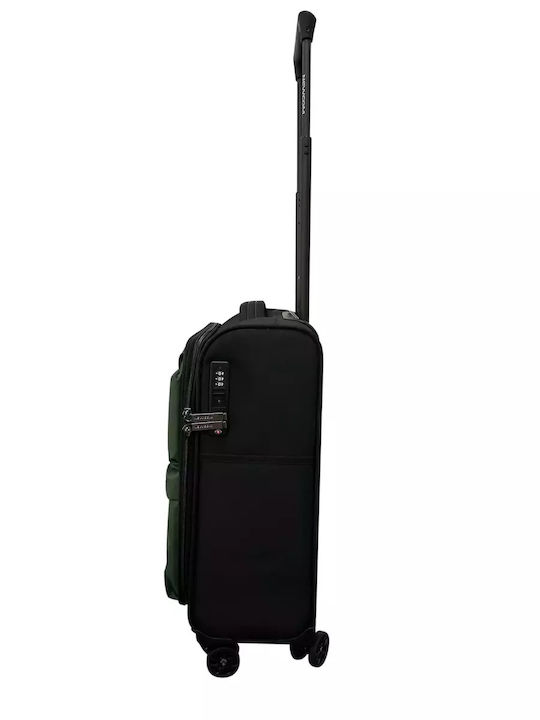 Newcom Travel Suitcases Fabric Green with 4 Wheels