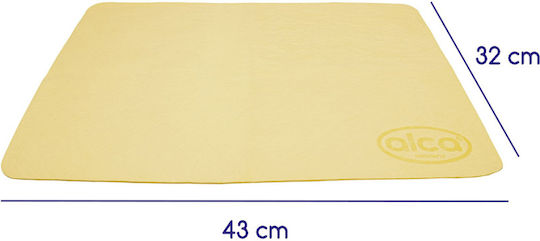 Alca Πετσέτα Microfiber Προσώπου Κίτρινη 43x32εκ.