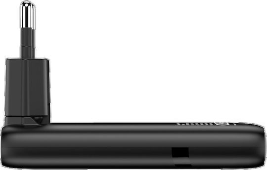 Verbatim Φορτιστής Χωρίς Καλώδιο GaN με 2 Θύρες USB-C 65W Power Delivery Μαύρος (Fold 'n' Go)
