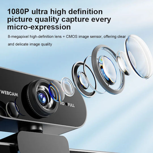 A13-B Full HD 1080p Web Camera with Autofocus